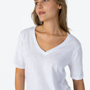 Coster Copenhagen CCH1119 Regular V-Neck T-Shirt 200 White