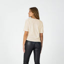 Coster Copenhagen CCH1119 Regular V-Neck T-Shirt 241 Creme