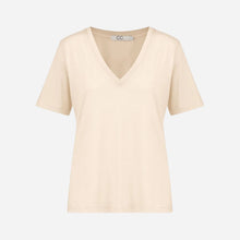 Coster Copenhagen CCH1119 Regular V-Neck T-Shirt 241 Creme
