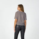 Coster Copenhagen CCH1119 Regular V-Neck T-Shirt 383 Dark Mud