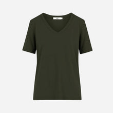 Coster Copenhagen CCH1119 Regular V-Neck T-Shirt 486 Hunter Green