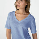 Coster Copenhagen CCH1119 Regular V-Neck T-Shirt 588 Powder Blue
