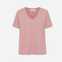 Coster Copenhagen CCH1119 Regular V-Neck T-Shirt 690 Old Rose