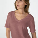 Coster Copenhagen CCH1119 Regular V-Neck T-Shirt 696 Apple Butter