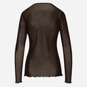 Coster Copenhagen Eve Mesh O-Neck Chocolate Brown