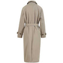 Coster Copenhagen Alicia Long Trenchcoat Sand Olive - J BY J Fashion