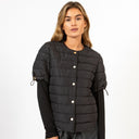 Coster Copenhagen Asta Quilted Short Sleeved Jacket Black