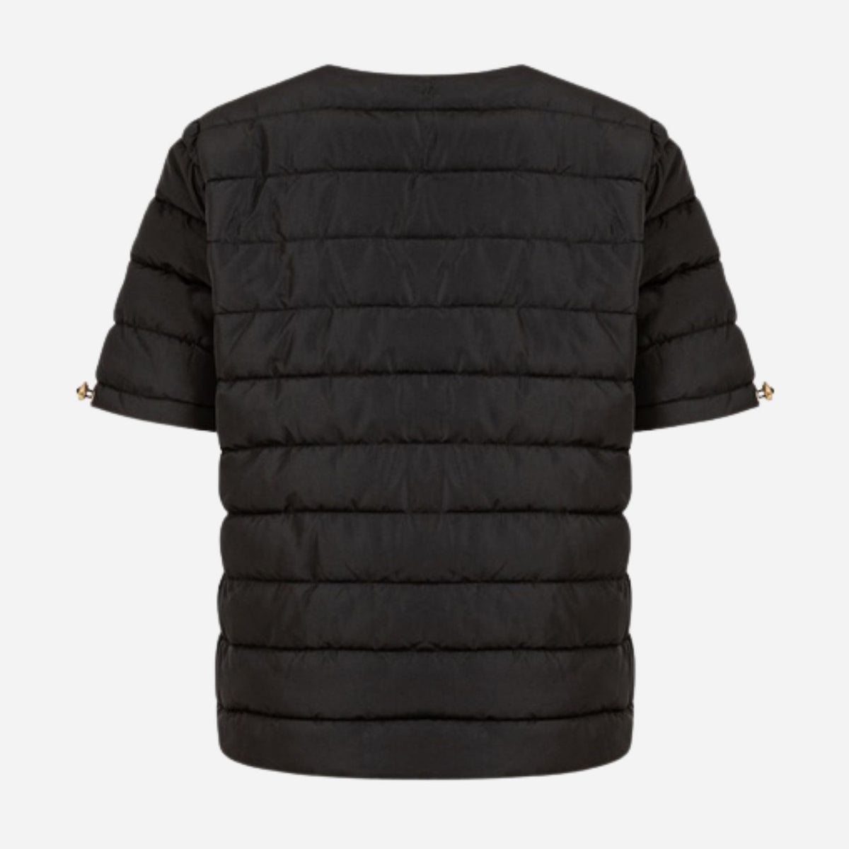 Coster Copenhagen Asta Quilted Short Sleeved Jacket Black