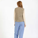 Coster Copenhagen Asta Quilted Vest Sand Olive - J BY J Fashion