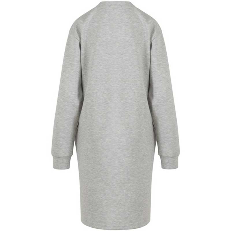 Coster Copenhagen Billie Sweat Dress Light Grey Melange - J BY J Fashion
