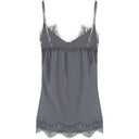 Coster Copenhagen CCH1004 Lace Top 149 Dark Stone Grey - J BY J Fashion