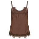 Coster Copenhagen CCH1004 Lace Top 389 Chocolate Nut - J BY J Fashion