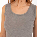 Coster Copenhagen CCH1018 Lana Wool Tanktop Grey Melange - J BY J Fashion