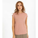 Coster Copenhagen CCH1100 Basic T-Shirt 222 Washed Rose - J BY J Fashion