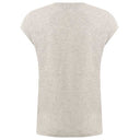 Coster Copenhagen CCH1101 V-Neck T-Shirt 129 Lysegrå - J BY J Fashion