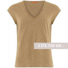 Coster Copenhagen CCH1101 V-Neck T-Shirt 307 Warm Sand