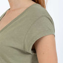 Coster Copenhagen CCH1101 V-Neck T-Shirt 479 Dusty Olive