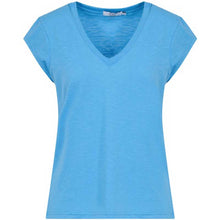 Coster Copenhagen CCH1101 V-Neck T-Shirt 539 Storm Blue - J BY J Fashion