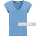 Coster Copenhagen CCH1101 V-Neck T-Shirt 572 Airy Blue