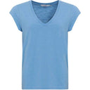 Coster Copenhagen CCH1101 V-Neck T-Shirt 572 Airy Blue