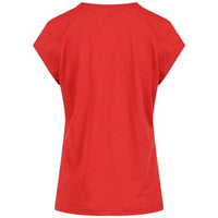 Coster Copenhagen CCH1101 V-Neck T-Shirt 613 Red - J BY J Fashion