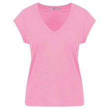 Coster Copenhagen CCH1101 V-Neck T-Shirt 615 Lyserød - J BY J Fashion