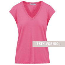 Coster Copenhagen CCH1101 V-Neck T-Shirt 691 Clear Pink
