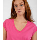 Coster Copenhagen CCH1101 V-Neck T-Shirt 691 Clear Pink