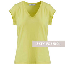 Coster Copenhagen CCH1101 V-Neck T-Shirt 784 Warm Lemon