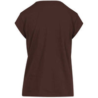 Coster Copenhagen CCH1101 V-Neck T-Shirt Chocolate Nut - J BY J Fashion