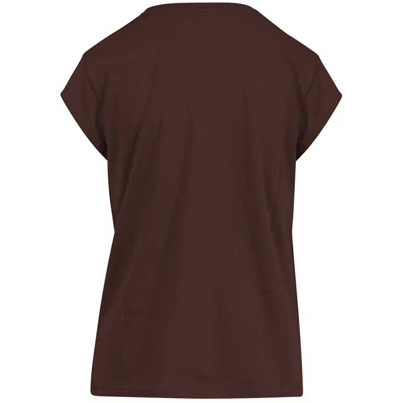 Coster Copenhagen CCH1101 V-Neck T-Shirt Chocolate Nut - J BY J Fashion