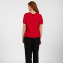 Coster Copenhagen CCH1118 Regular T-Shirt 613 Red - J BY J Fashion