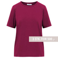 Coster Copenhagen CCH1118 Regular T-Shirt 693 Mørkerød - J BY J Fashion