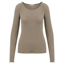 Coster Copenhagen CCH2202 Lana Wool Long Sleeve Hazel Melange - J BY J Fashion