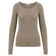 Coster Copenhagen CCH2202 Lana Wool Long Sleeve Hazel Melange - J BY J Fashion