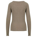 Coster Copenhagen CCH2202 Lana Wool Long Sleeve Hazel Melange - J BY J Fashion