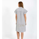 Coster Copenhagen Gwen Shirt Dress Black Stripe