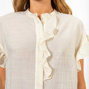 Coster Copenhagen Hazel Frill Shirt Blouse Creme