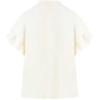 Coster Copenhagen Hazel Frill Shirt Blouse Creme