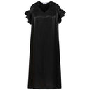 Coster Copenhagen Jolie Metallic Dress W Gathers Black