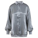Coster Copenhagen Jolie Metallic Shirt Dark Silver - J BY J Fashion