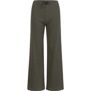 Coster Copenhagen Karoline Rib Pants Olive/Navy Stripe