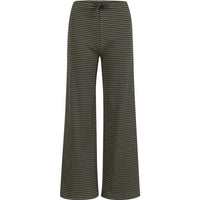 Coster Copenhagen Karoline Rib Pants Olive/Navy Stripe