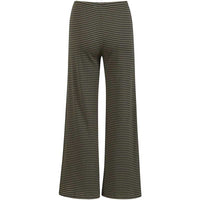 Coster Copenhagen Karoline Rib Pants Olive/Navy Stripe