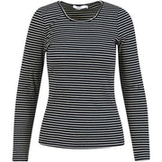 Coster Copenhagen Karoline Rib Tee Navy/Offwhite Stripe