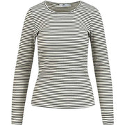 Coster Copenhagen Karoline Rib Tee OffWhite/Black Stripe