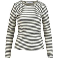 Coster Copenhagen Karoline Rib Tee OffWhite/Black Stripe