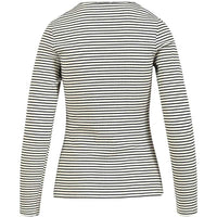 Coster Copenhagen Karoline Rib Tee OffWhite/Black Stripe