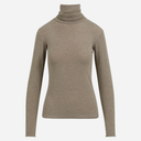 Coster Copenhagen Lana Wool Turtleneck Hazel Melange