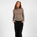 Coster Copenhagen Lana Wool Turtleneck Hazel Melange